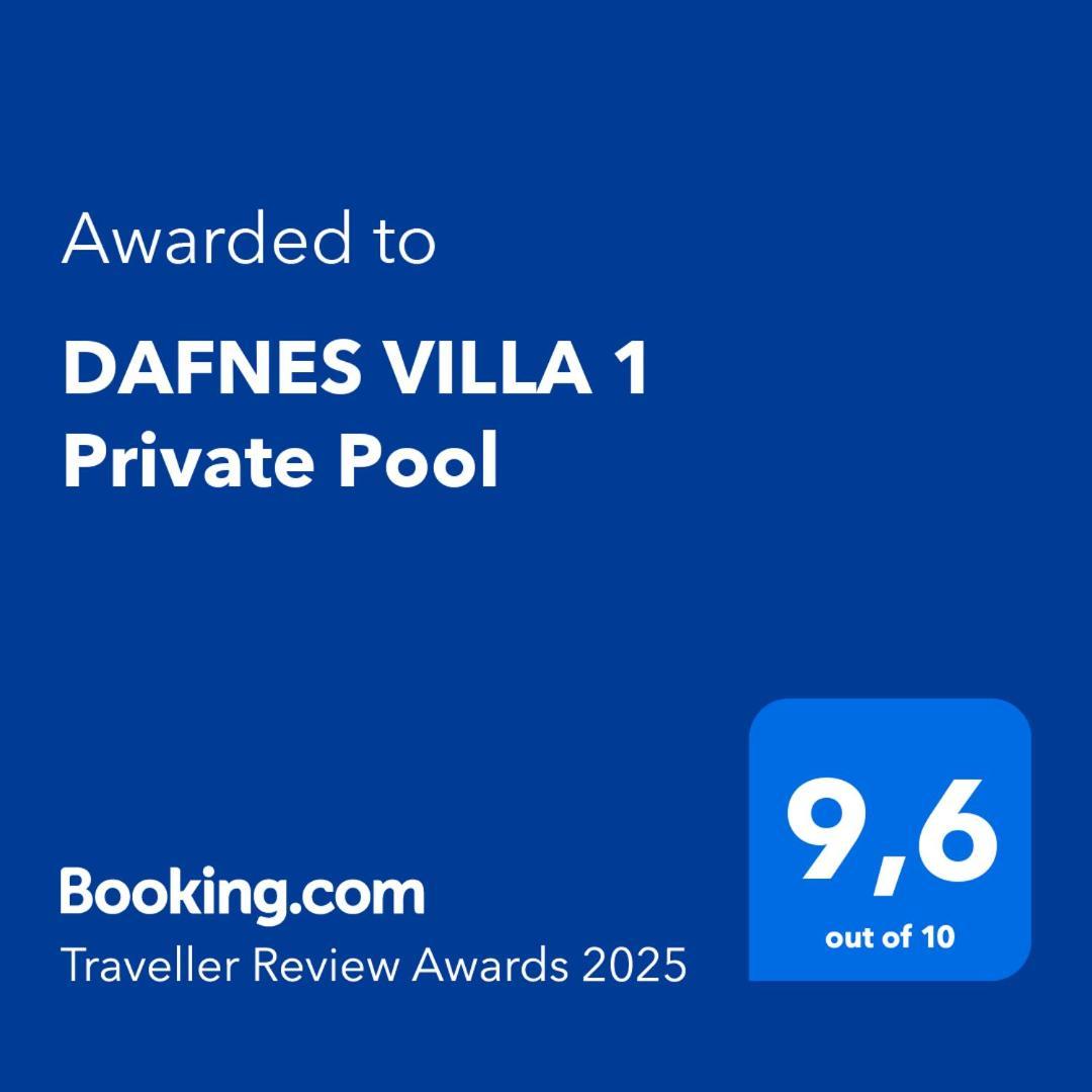 Dafnes Villa 1 Private Pool Perivolos  Exteriör bild